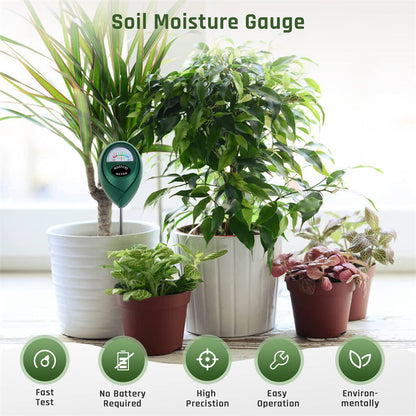 🌱 Misuratore di Umidità del Suolo per Piante | Lettura Istantanea con Scala a Colori 📊 | Previene Ristagni d'Acqua 💧 | Senza Batterie, per Interno ed Esterno 🪴