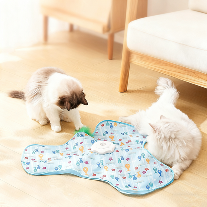 🐱 60% DI SCONTO ORA! 🎣 Giocattolo per Gatti “Cerca e Trova” – 2-in-1 con Bacchetta, Piuma Morbida & Base a Molla Resistente 🧶🐟