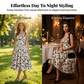 Women's Sweetheart Neckline Tie Strap Floral Dress