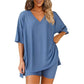 2026 Women's Summer Casual Loose Two-Piece Casual Suit