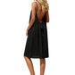 👗 50% OFF NOW! 🔥 Sexy Backless Cami Dress with Adjustable Drawstring – Deep Backless, Flowy Relaxed Fit & Premium Crinkle Fabric 🌊