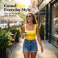 Women's Casual Square Neck Tank Top