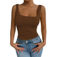 Women's Casual Square Neck Tank Top