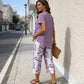 🥳SALDI ESTIVI IMPERDIBILI🥳💞OLTRE 50.000 VENDUTI!💥SCONTO DEL 50%! 🔥Completo casual composto da tunica a girocollo e pantaloni a gamba larga.