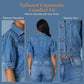 🧥 49% OFF NOW! ✨Women's Puff Short Sleeve Cropped Denim Jacket
