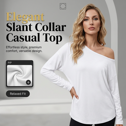 Women's Off-Shoulder Long Sleeve Casual Top