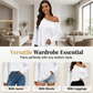 Women's Off-Shoulder Long Sleeve Casual Top