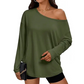 Women's Off-Shoulder Long Sleeve Casual Top