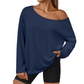 Women's Off-Shoulder Long Sleeve Casual Top