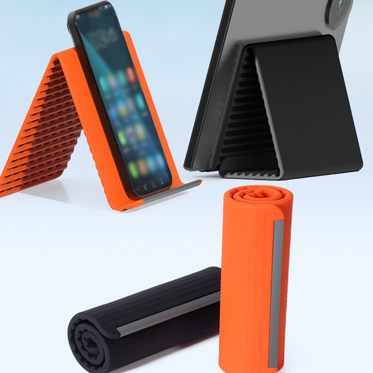 Supporto flessibile 🔄 Anima in alluminio regolabile, antiscivolo, portatile, compatibile con più dispositivi 💻