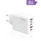 Caricabatterie rapido da 120 W con 5 porte