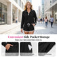 Women's Casual Half-Zip Pullover & Drawstring Shorts Set