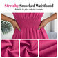 Summer Casual Ruffle Hem Midi Dress