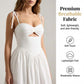 Women's Tie-Shoulder Cutout Maxi Dress