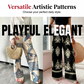Women's Artistic Fish Print Wide-Leg Pants