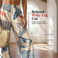 Women's Artistic Fish Print Wide-Leg Pants
