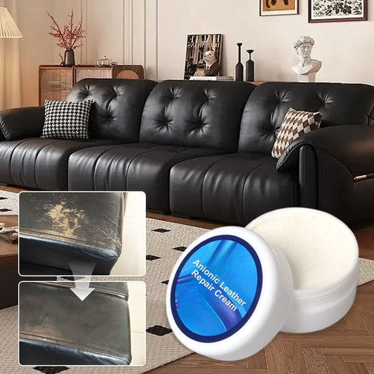 👜👞 Crema Anionica per la Cura e la Riparazione della Pelle – Ripristina, Proteggi e Fai Brillare Borse e Scarpe
