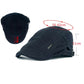 Cappellino piatto regolabile e traspirante da uomo