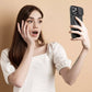 Custodia premium con supporto ad anello per iPhone