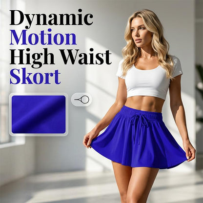 Women’s Casual High Waist Pleated Skort