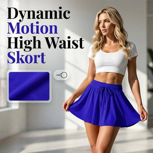 Women’s Casual High Waist Pleated Skort