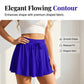 Women’s Casual High Waist Pleated Skort
