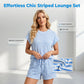 Effortless Chic Striped Lounge Set