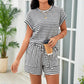 Effortless Chic Striped Lounge Set