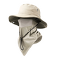 Cappello da pescatore traspirante con mascherina rimovibile