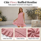 Versatile Sleeveless Summer Ruffle Dress