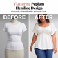Women's Plus Sweetheart Neck Top