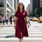 Women's Casual Button-Down Dress