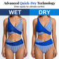 🏖️Summer Hot Sale - ONLY ￡12.99!!⚡50K+ SOLD!🌞🌊Two-Piece Color Block & Stripe Bikini Swimsuit