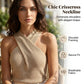 Women‘s Elegant Halter Knit Top