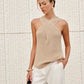 Women‘s Elegant Halter Knit Top
