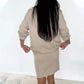Abito Felpa Donna Casual a Girocollo
