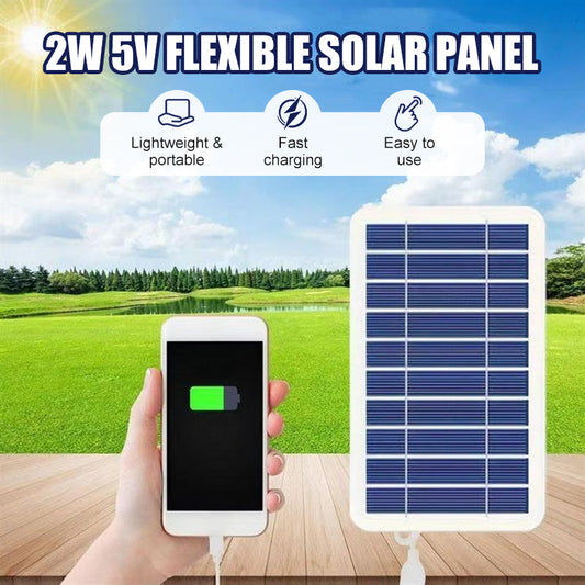 Pannello solare flessibile da 2 W e 5 V