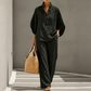 💃 RISPARMIA IL 50% 📢 Set di moda donna 🔥 Collo alto + pantaloni a gamba larga – elegante, di alta qualità e perfetto per tutti i giorni ✨
