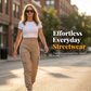 Women's Slim-Fit Multi-Pocket Cargo Pants