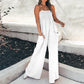 🔥2026 New arrival 53% OFF! ⌛️Ladies Gather Top Wide Leg Jumpsuit