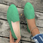 👡 Women’s Casual Solid Color Flat Shoes – Comfortable, Stylish & Perfect for Everyday Wear ✨💖