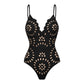 Women’s Sexy One Piece Swimsuit with Matching Swim Long Skirt