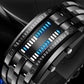 ⌚✨ Orologio da uomo Cool Binary in acciaio inossidabile con cinturino a LED, modello alla moda con luce blu🔵💙, orologio sportivo con placcatura sottovuoto