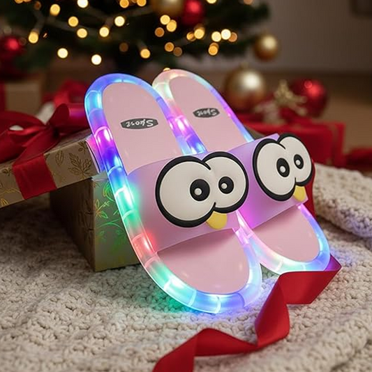 Pantofole Luminose a LED - Design Cartoni Animati
