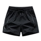 Men's Quick-Dry Athletic Shorts with Zipper Pockets