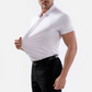 🌀🏃‍♂️ 4-Way Stretch Short Sleeve Shirt for Men – Lightweight, Moisture-Wicking, Snag-Free Fabric. Great for Travel, Hiking or Everyday Wear. Stretch Beyond Limits! 🌍🧗