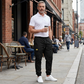 👖50% DI SCONTO🏃 Pantaloni da lavoro jogger | Coulisse in vita · Poliestere resistente · Gamba affusolata · Tasche multiple