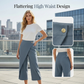 Pantaloni casual corti da donna in patchwork