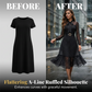 ⏰🔥OFFRE LIMITÉE : 50 % DE RÉDUCTION !🔥Plus de 50K+ unités vendues !Elegante abito midi a pois con collo annodato