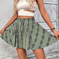🏖️Vacation Essential⏳ Half Price Women's Bohemian Print High‑Waist Shorts
